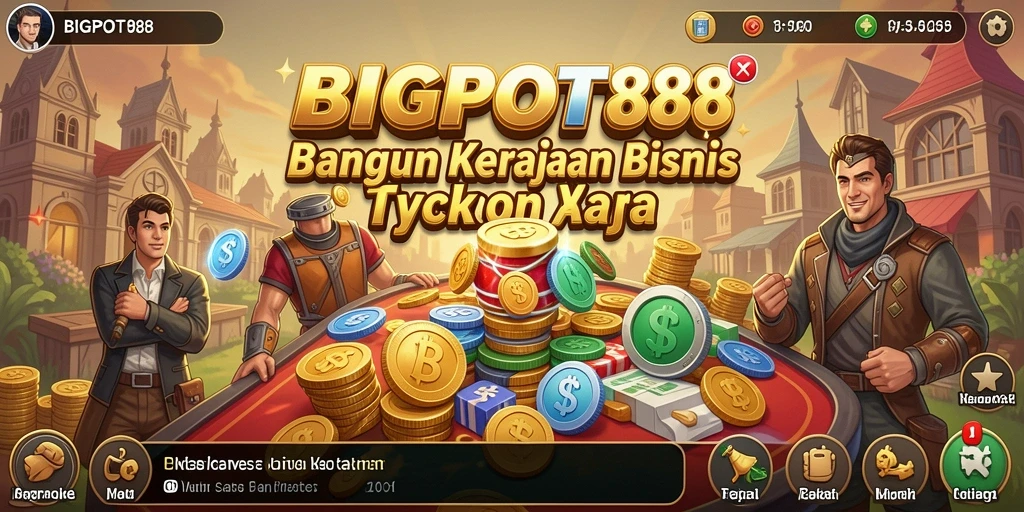 Tampilan gameplay Tycoon yang mengasyikkan dalam BIGPOT88.