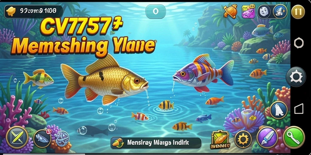 Tampilan gameplay <strong>CV777</strong> dengan pengalaman memancing yang realistis.