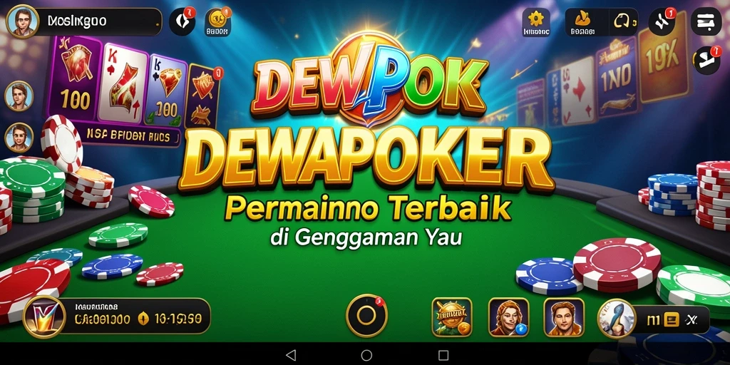 Tampilan gameplay yang menarik dari DEWAPOKER
