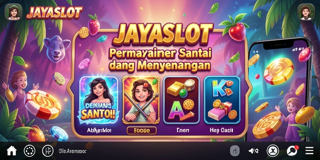 Screenshot JAYASLOT menampilkan momen seru dalam permainan slot.