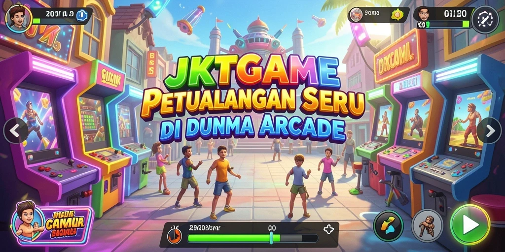 Screenshot JKTGAME menampilkan aksi gameplay Arcade yang seru.