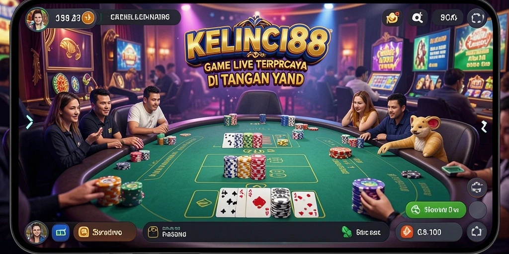 Tampilan gameplay KELINCI88 yang memukau dengan dealer langsung.