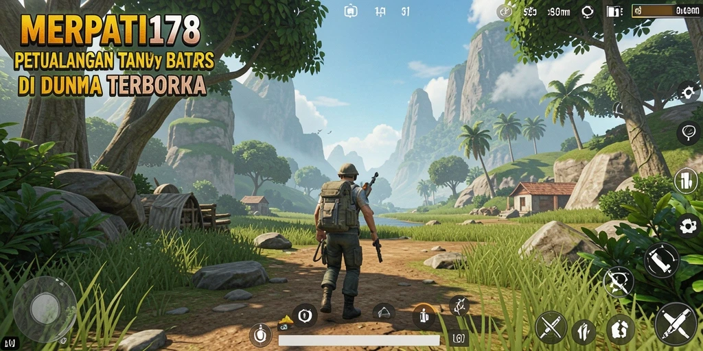 Gameplay MERPATI178 menampilkan petualangan seru di dunia terbuka.