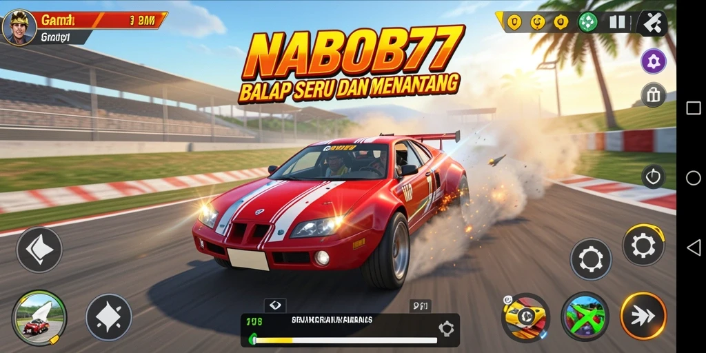 Tampilan seru dari gameplay NABOB77 yang mendebarkan.