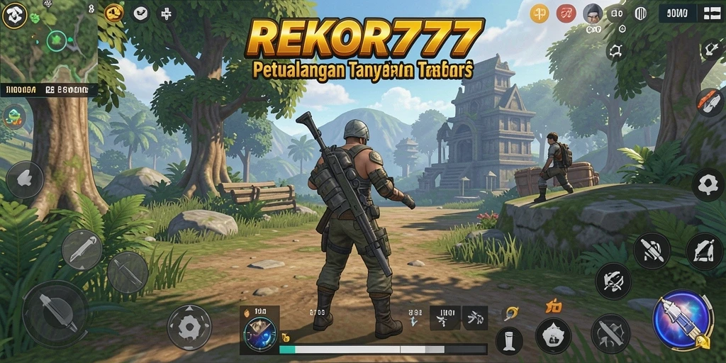 Tampak gameplay seru di dunia terbuka REKOR777.