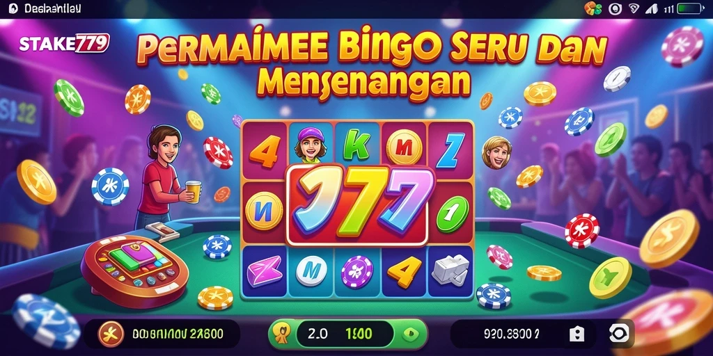 Tampilan gameplay Bingo yang menarik dan interaktif di STAKE779.