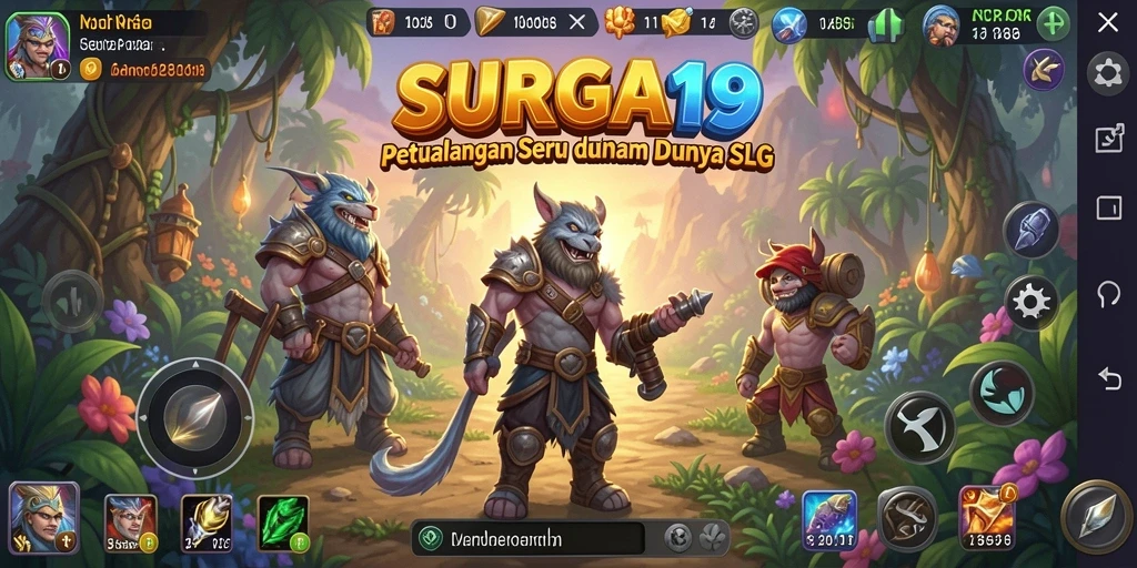 Tampilan gameplay menarik dari SURGA19 yang menantang.