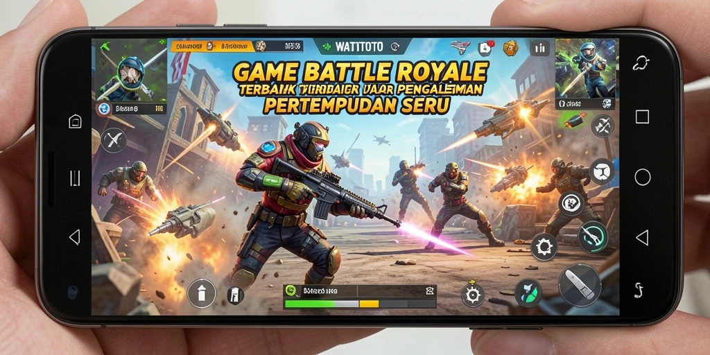 Gameplay seru WATITOTO dalam aksi Battle Royale.