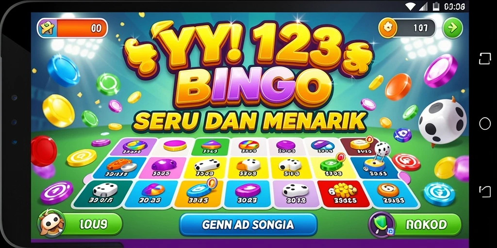 Tampilan gameplay menarik dari YY123 yang penuh keseruan Bingo.